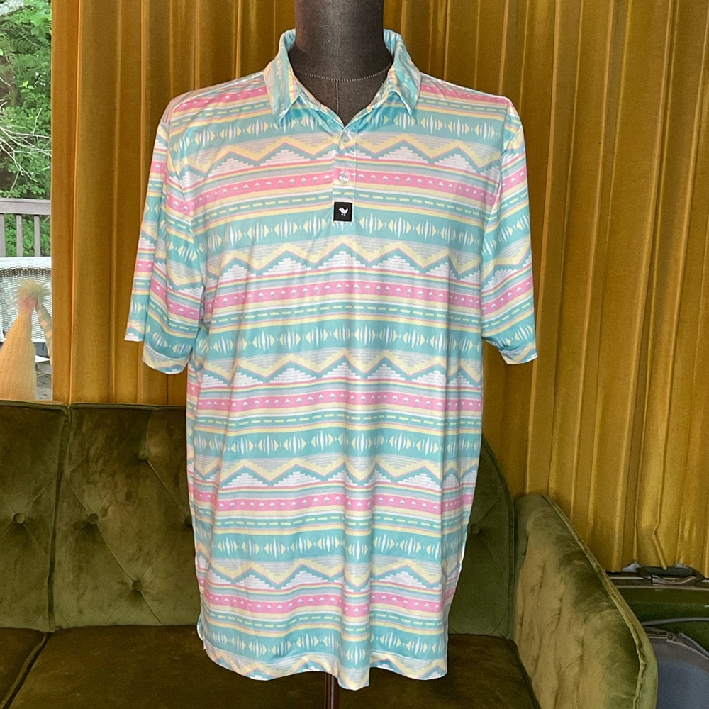 Bad Birdie Polo Mens XL Lush Golf - Picture 2 of 6